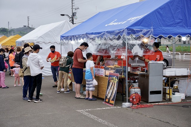 十勝港海上花火大会に出店しました！