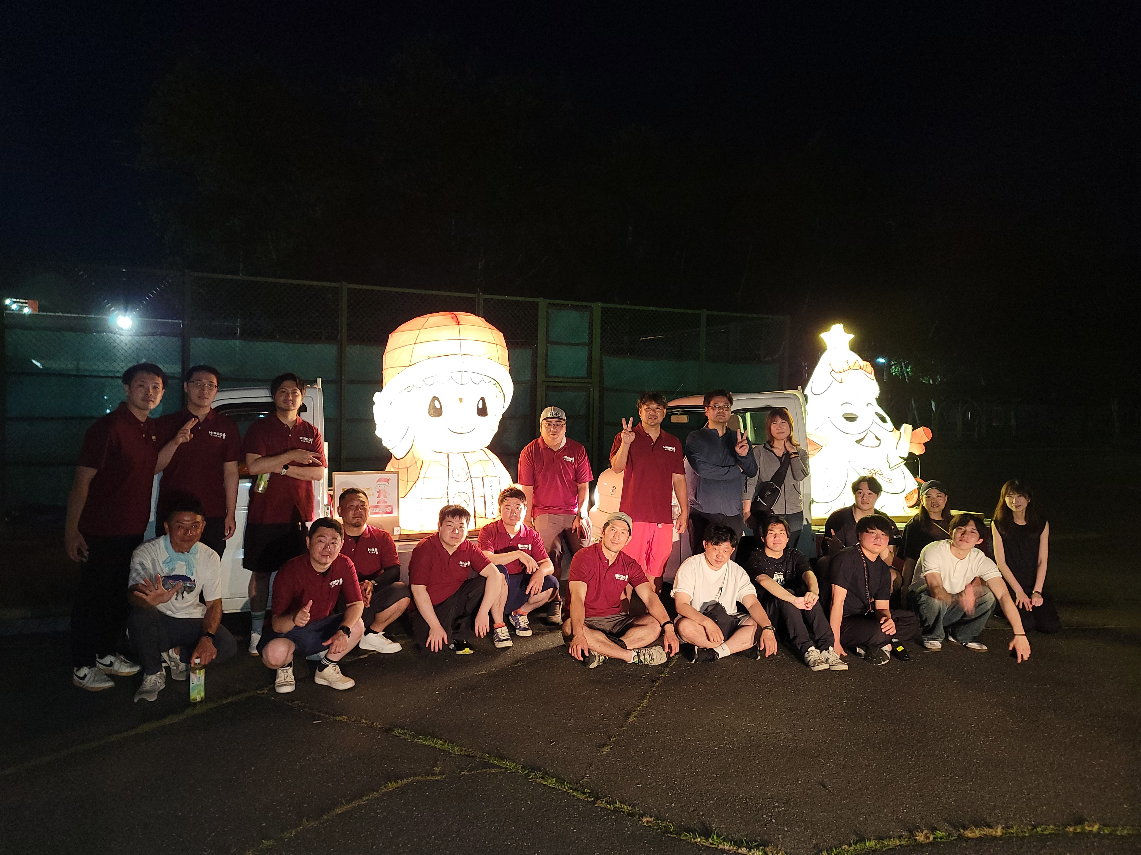 広尾高校学校祭の行灯行列に参加させて頂きました！