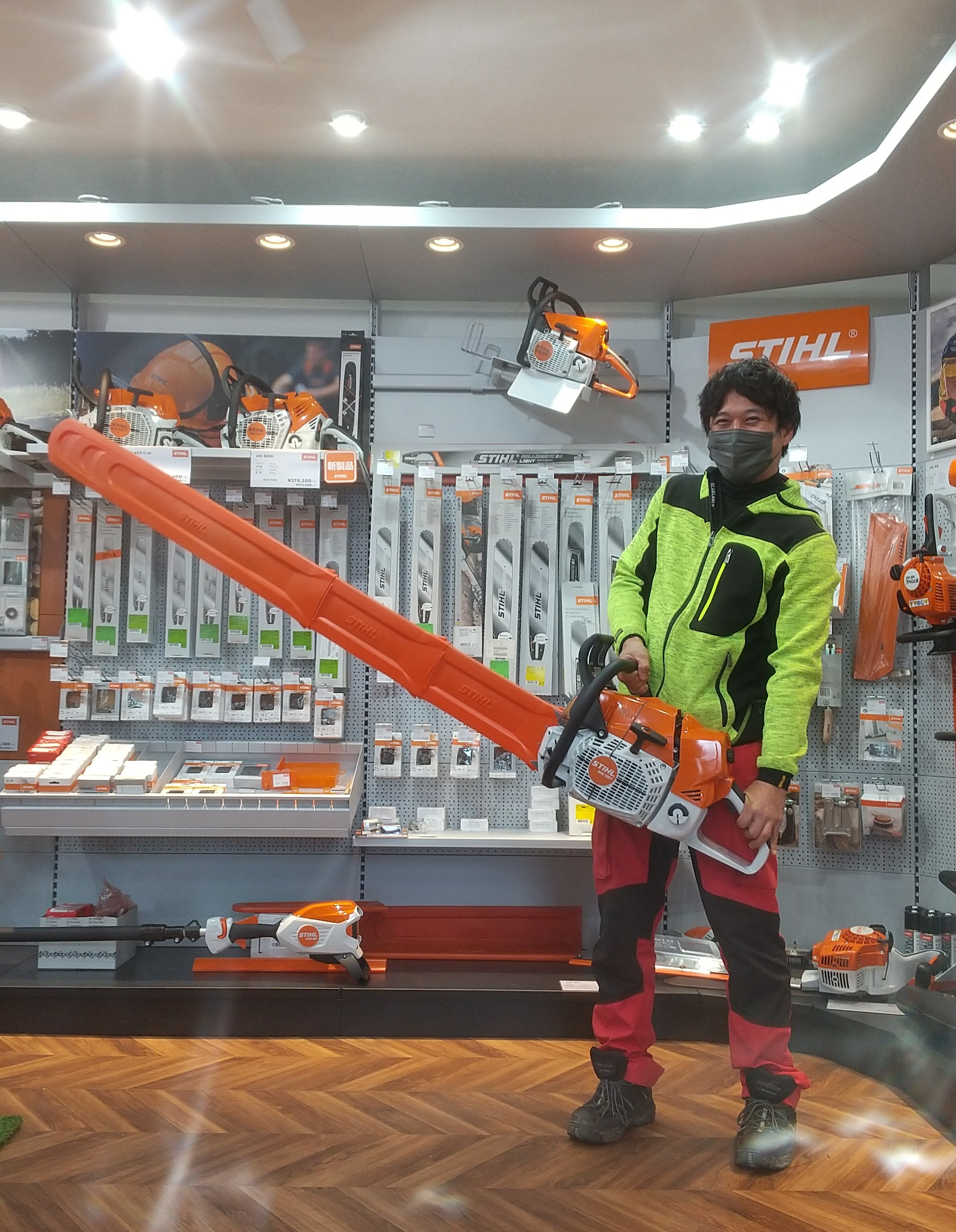 世界最強パワー MS 881 購入して頂きました☆ - 石川県 STIHL SHOP GROWiNG（スチールショップ グローイング）北陸NO.1の品 揃え☆