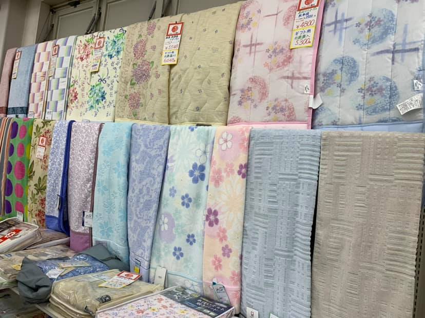 春夏用寝具です。