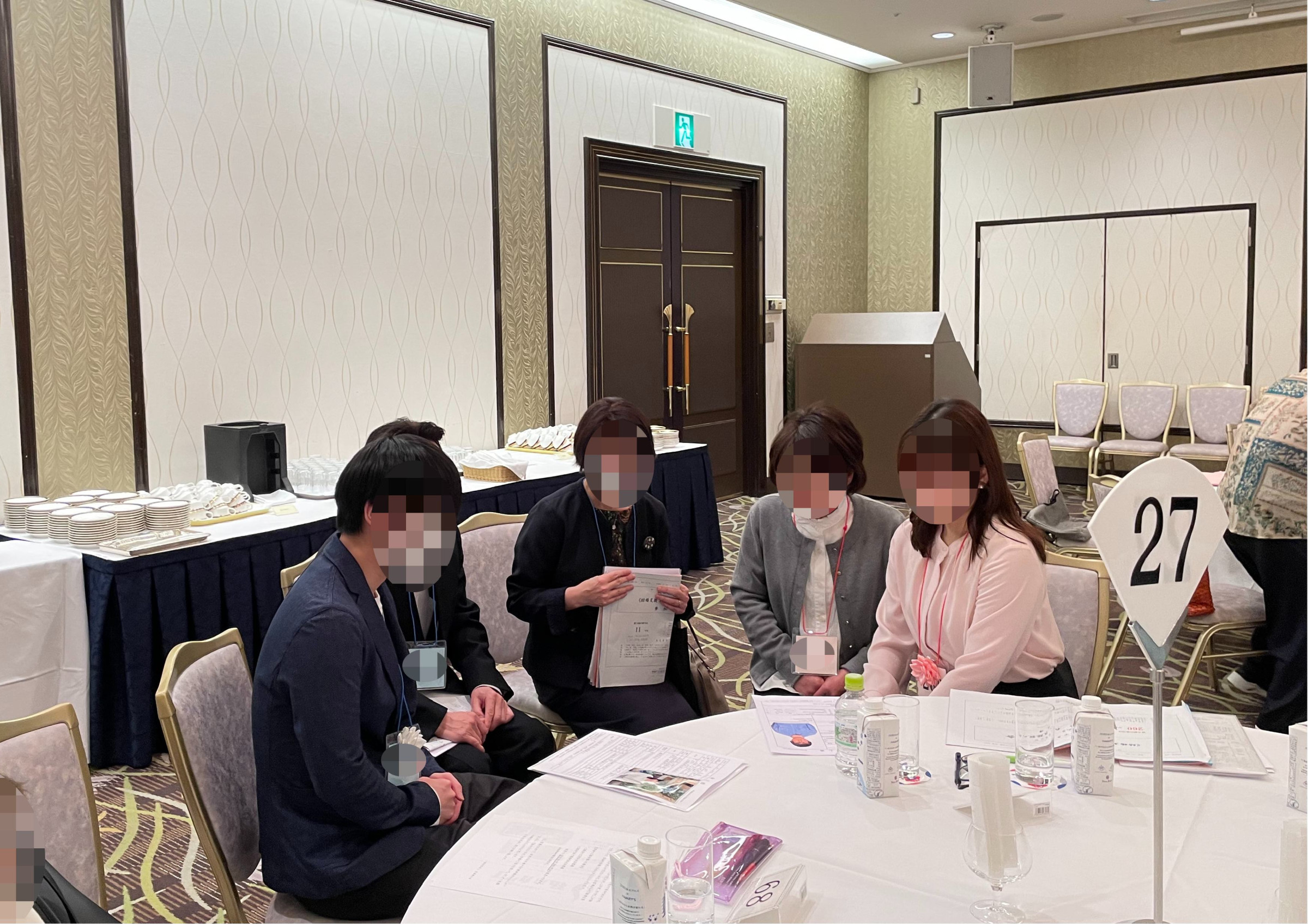 ご本人参加の会場の模様