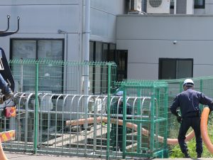 【ハリタ金属(株)】、 本社にて「油分漏洩緊急事態訓練」を実施