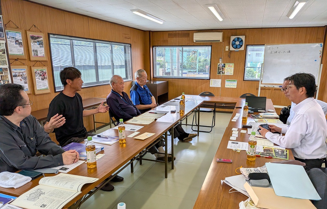 立地センター様、取材にご来訪