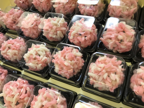 本日の上生菓子「爛漫」