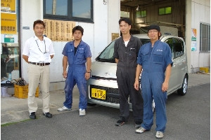 展示会のチラシにのる為に撮影して頂きました。
