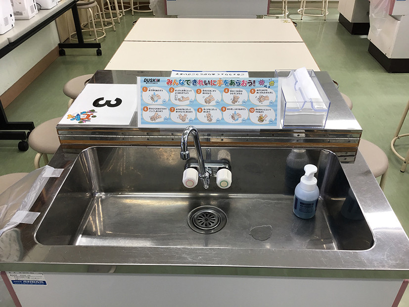 気仙沼市立九条小学校「手洗い教室」開催