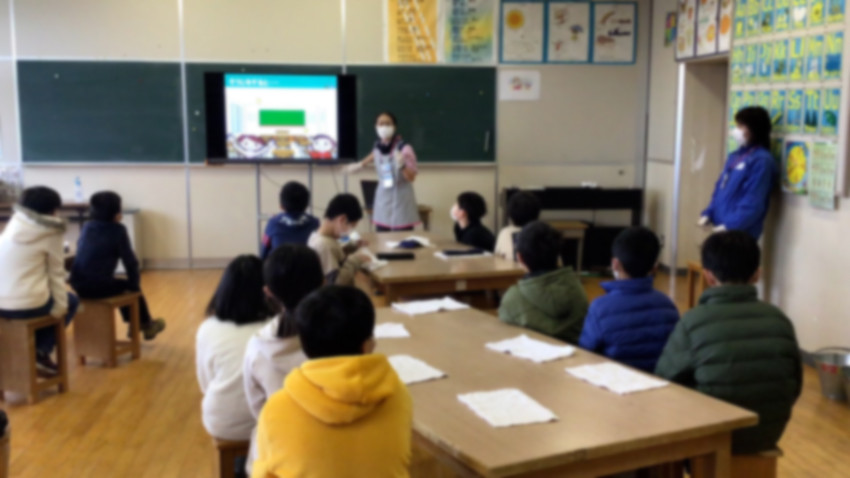 気仙沼市立中井小学校　キレイのタネまき教室　「おそうじについて学ぼう！」開催