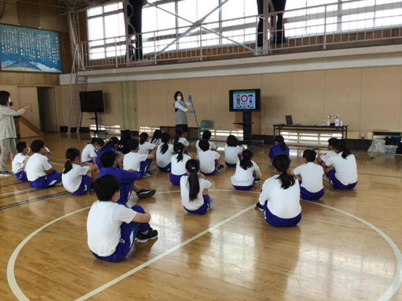 登米市立東郷小学校　キレイのタネまき教室　「おそうじについて学ぼう！」開催