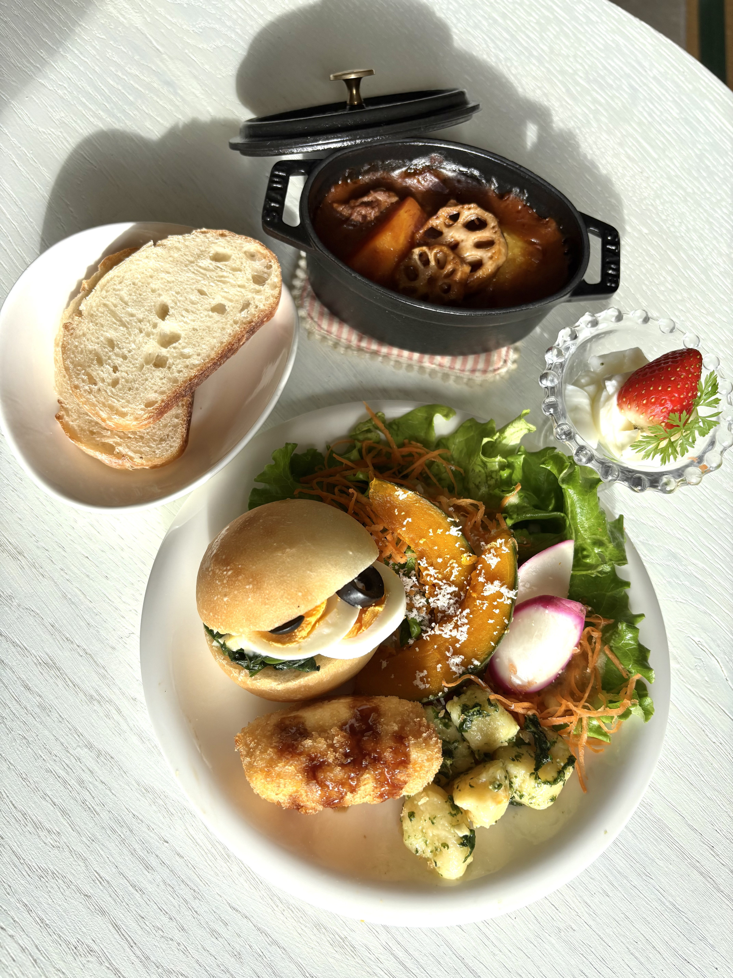 あつあつビーフシチューのランチ