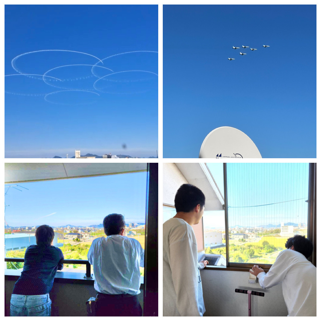 ブルーインパルスがやってきた！