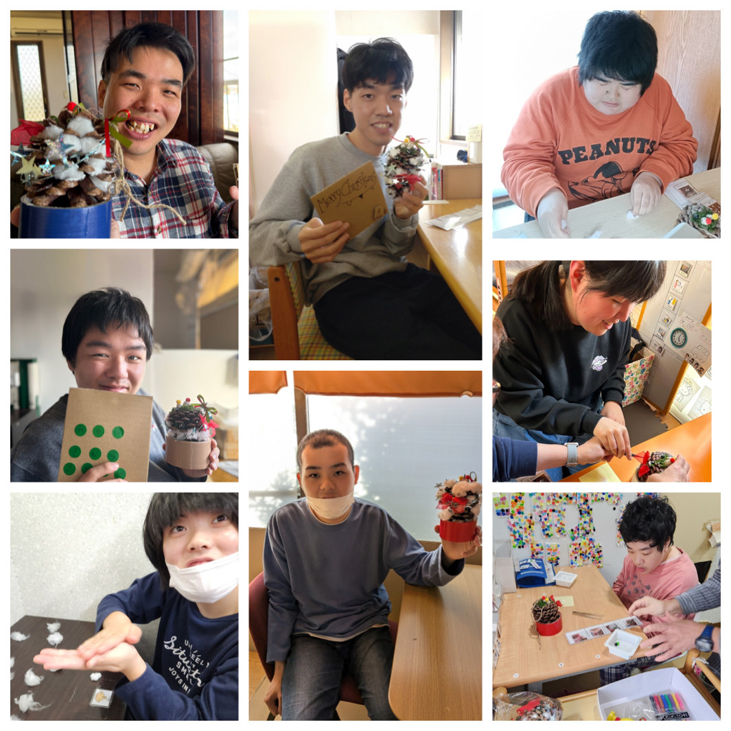 クリスマスツリー作り
