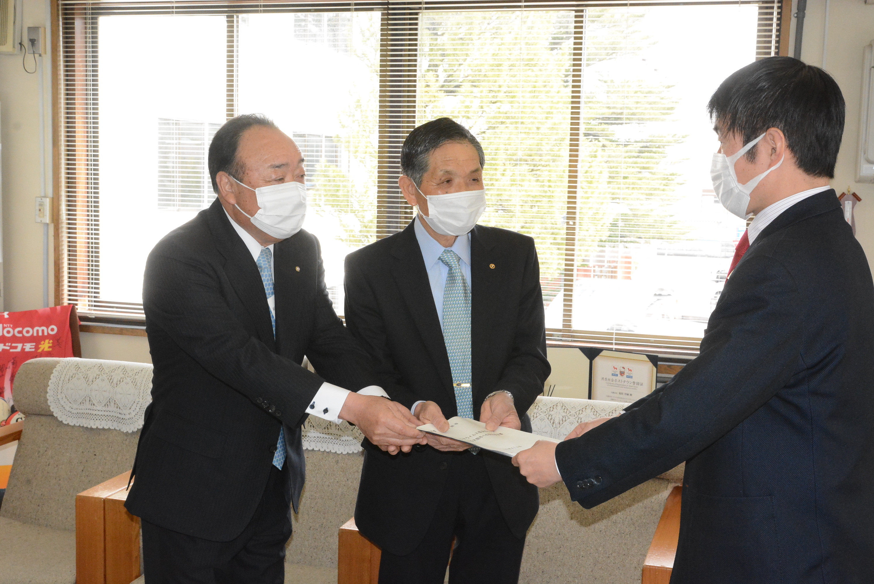 「支援策の速やかな実行を」会議所と連名で大館市長に新型コロナ対策の緊急要望