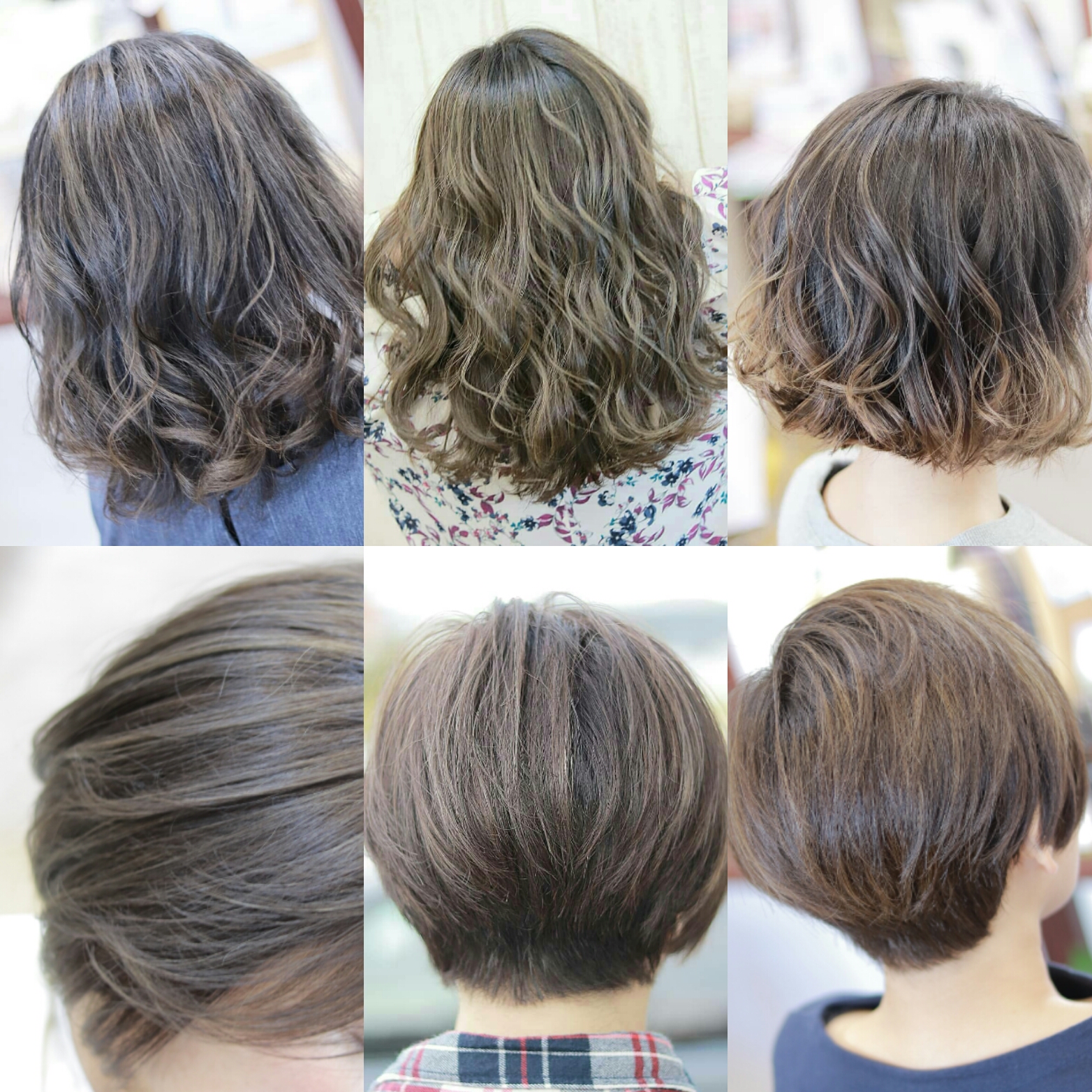 白髪染め c7-1 脱白髪染め】白髪ぼかし透明感カラー｜ヘアカタログ Ash 鶴ヶ峰1