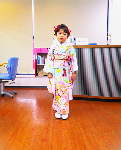 本日の七五三のお客様