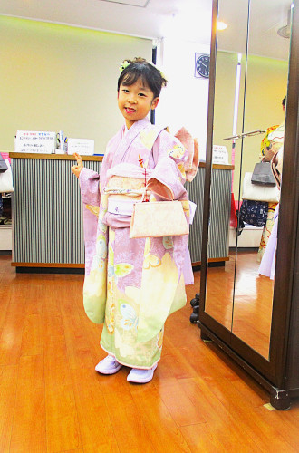 本日の七五三のお客様