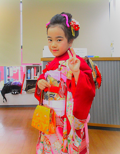 本日の七五三のお客様