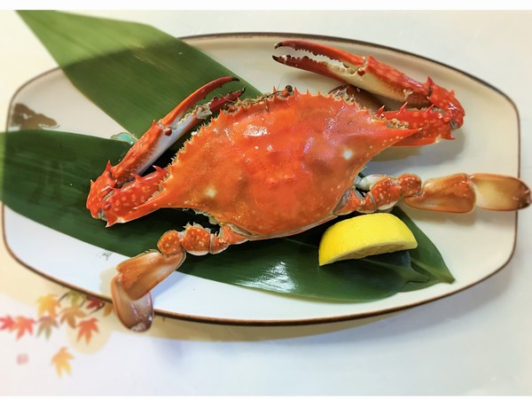 渡り蟹は、ズワイ蟹やタラバ蟹に比べ味が濃く、甘みも強いのが特徴です！最初はカニ酢を付けず、そのまま食してみて下さい。蟹の旨味をより味わうことができます。