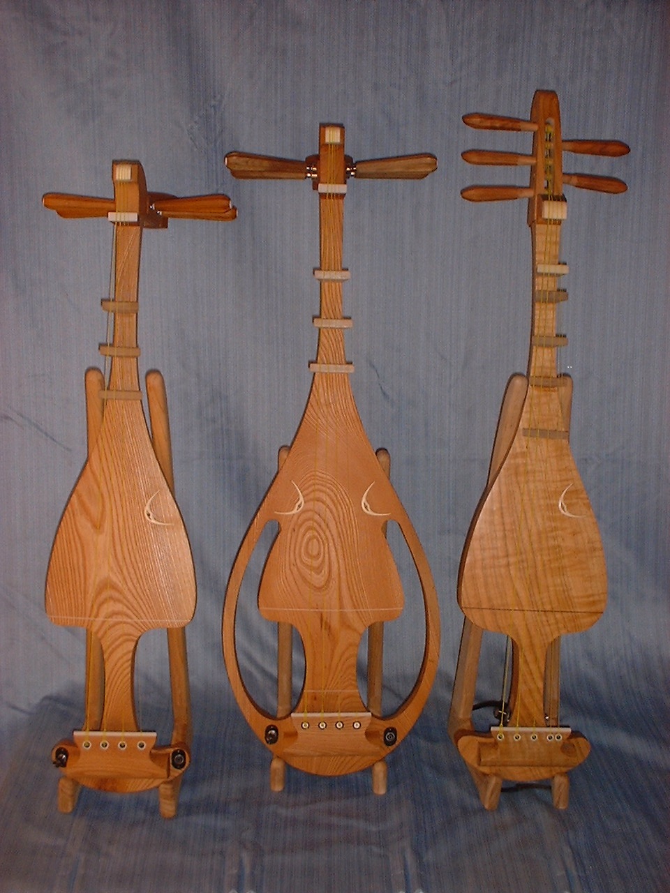 静音琵琶の3種類