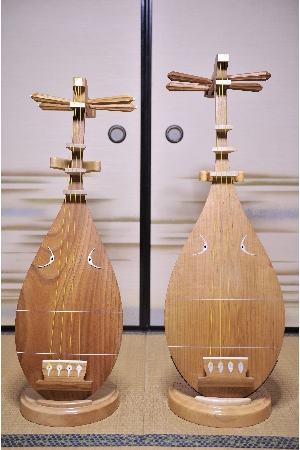 【2025年新作】 ⑯薩摩琵琶用 撥・黄楊（26.8cm）（琵琶 邦楽器,琵琶の通販 | 和楽器