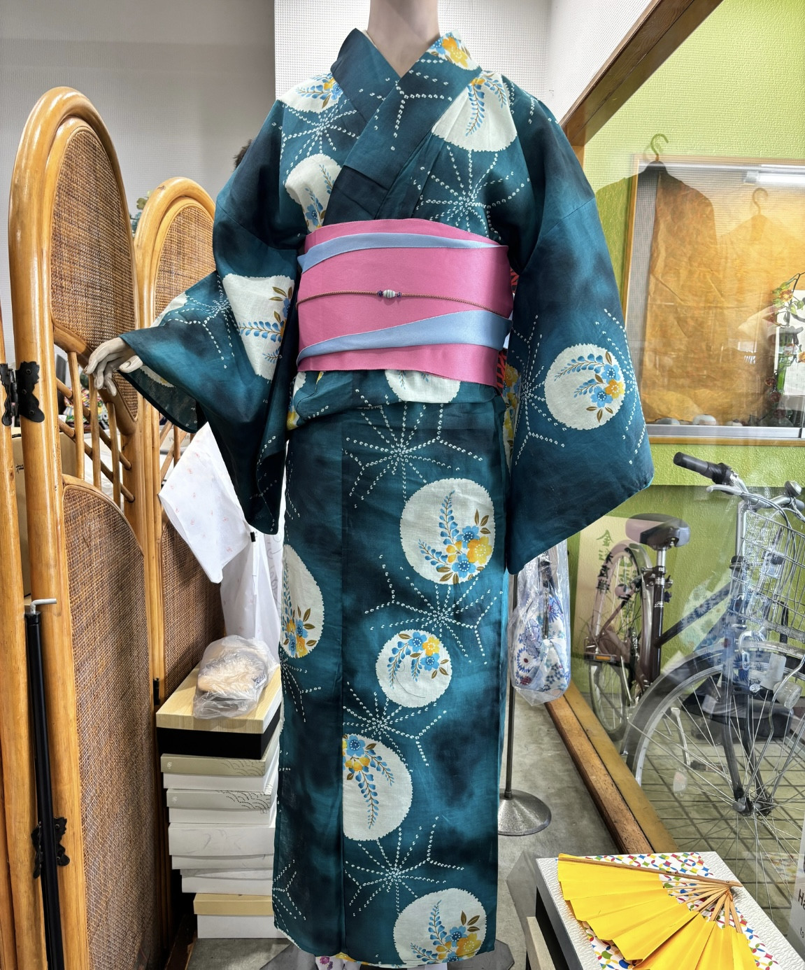 ウィンドウ浴衣チェンジ✨✨✨