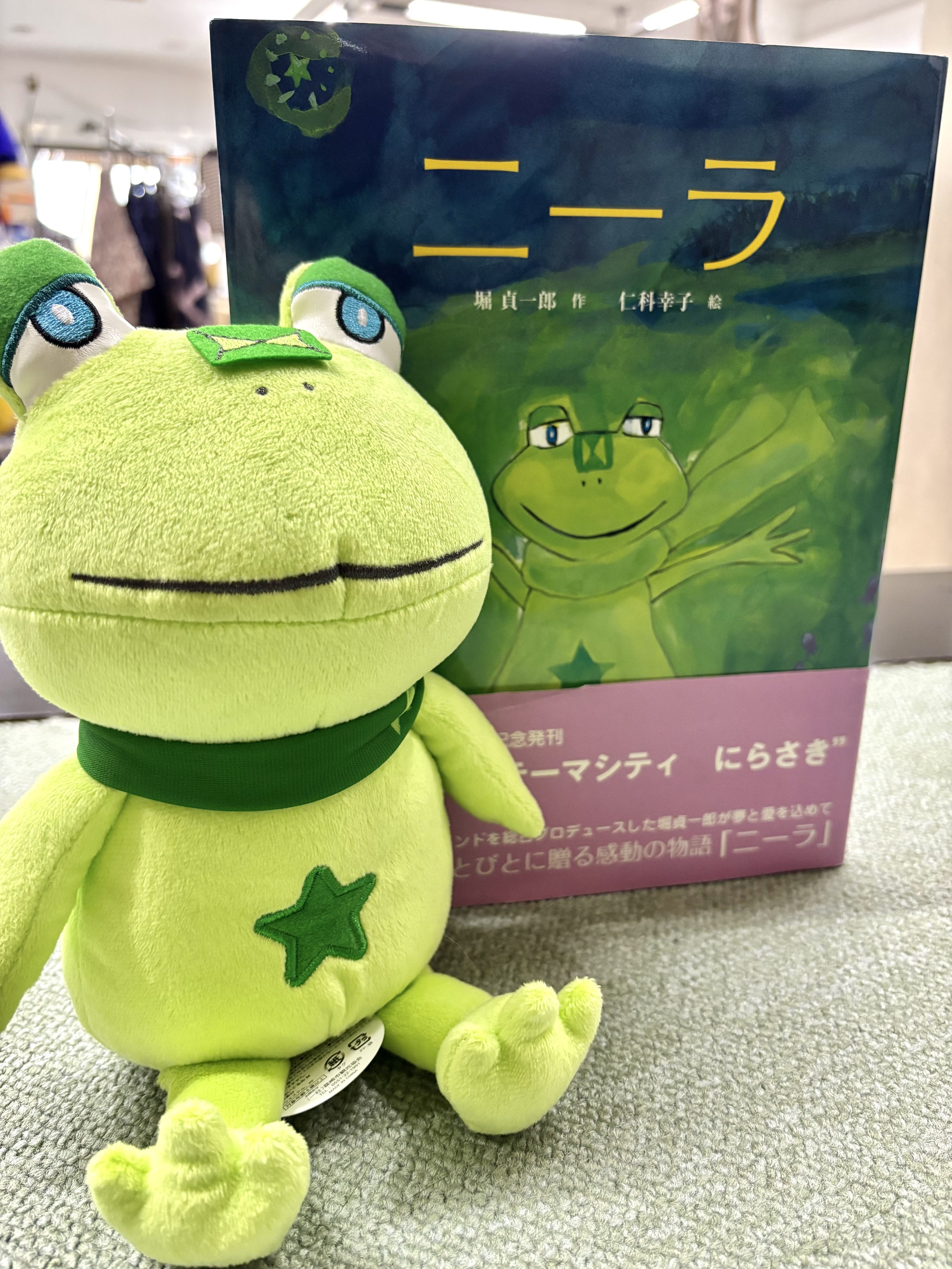 ニーラぬいぐるみ&絵本の紹介✨🐸