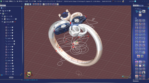 デザイン画を基に制作
