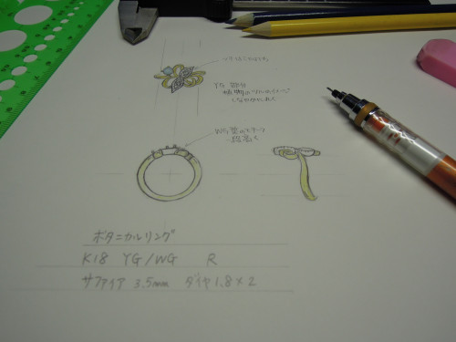 イメージからのデザイン画