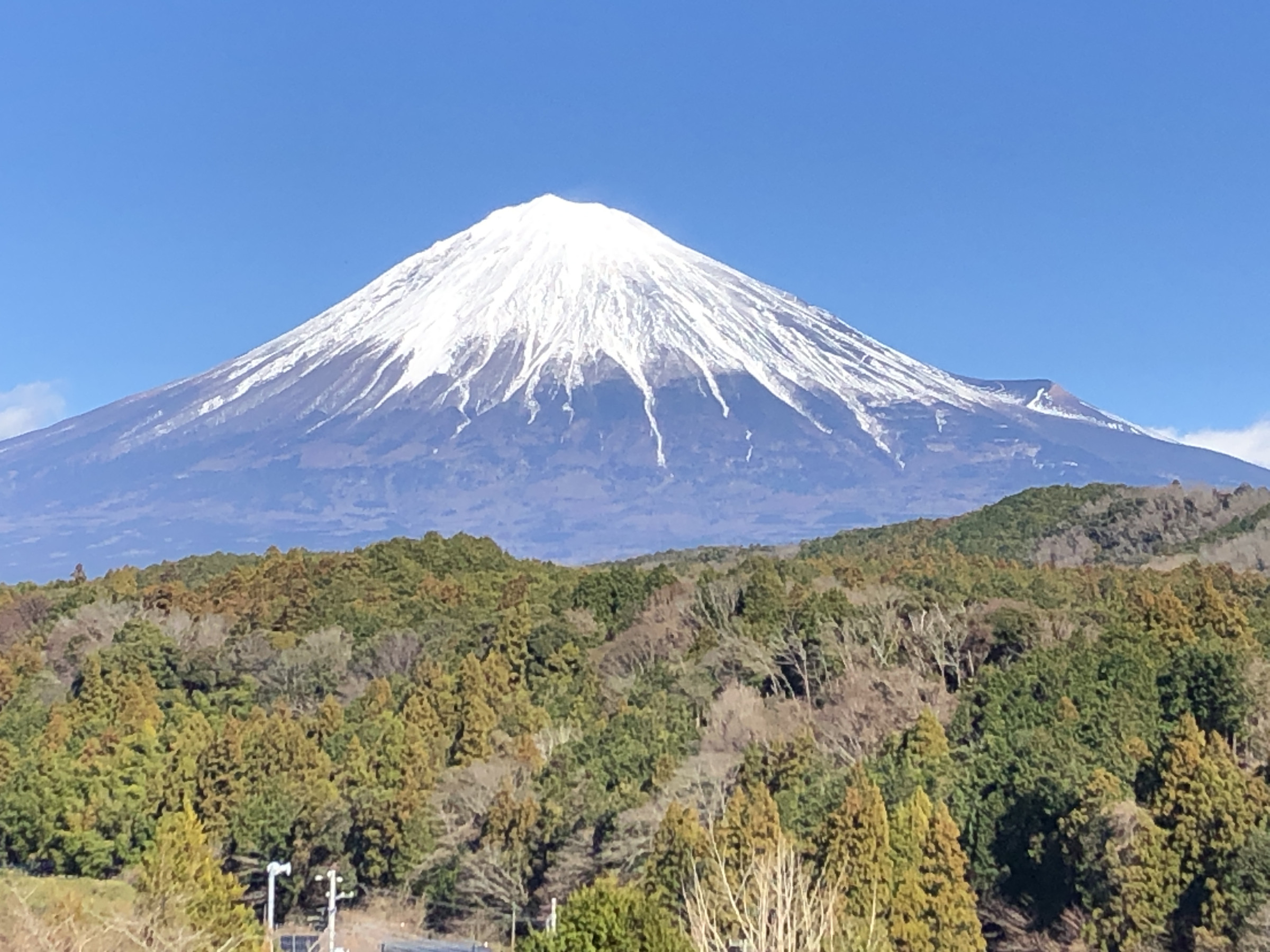 2024年1月4日富士山を見にドライブに行ってきました