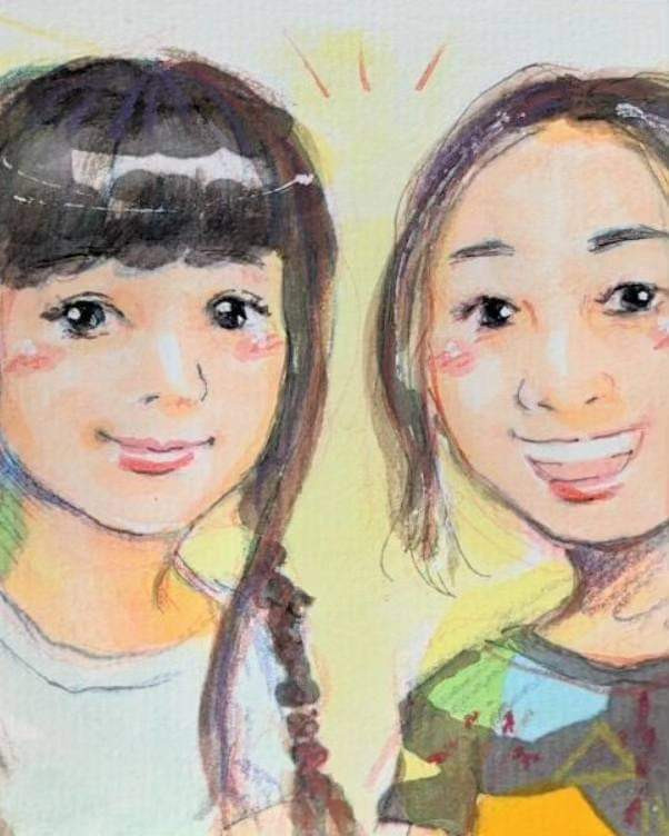 「似顔絵」で笑顔満開！