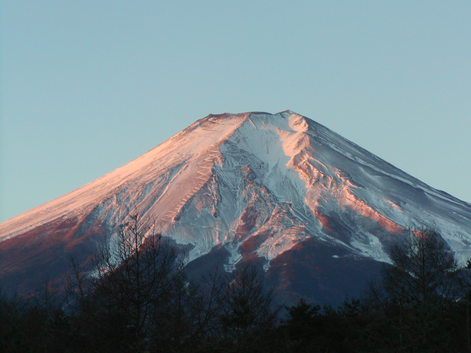 展望台から見た富士山