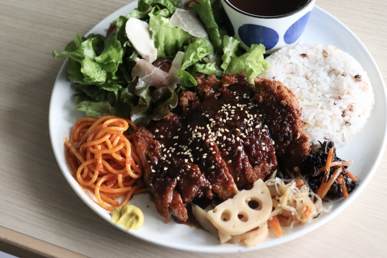 味噌カツプレート