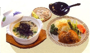 カニ雑炊もあります。