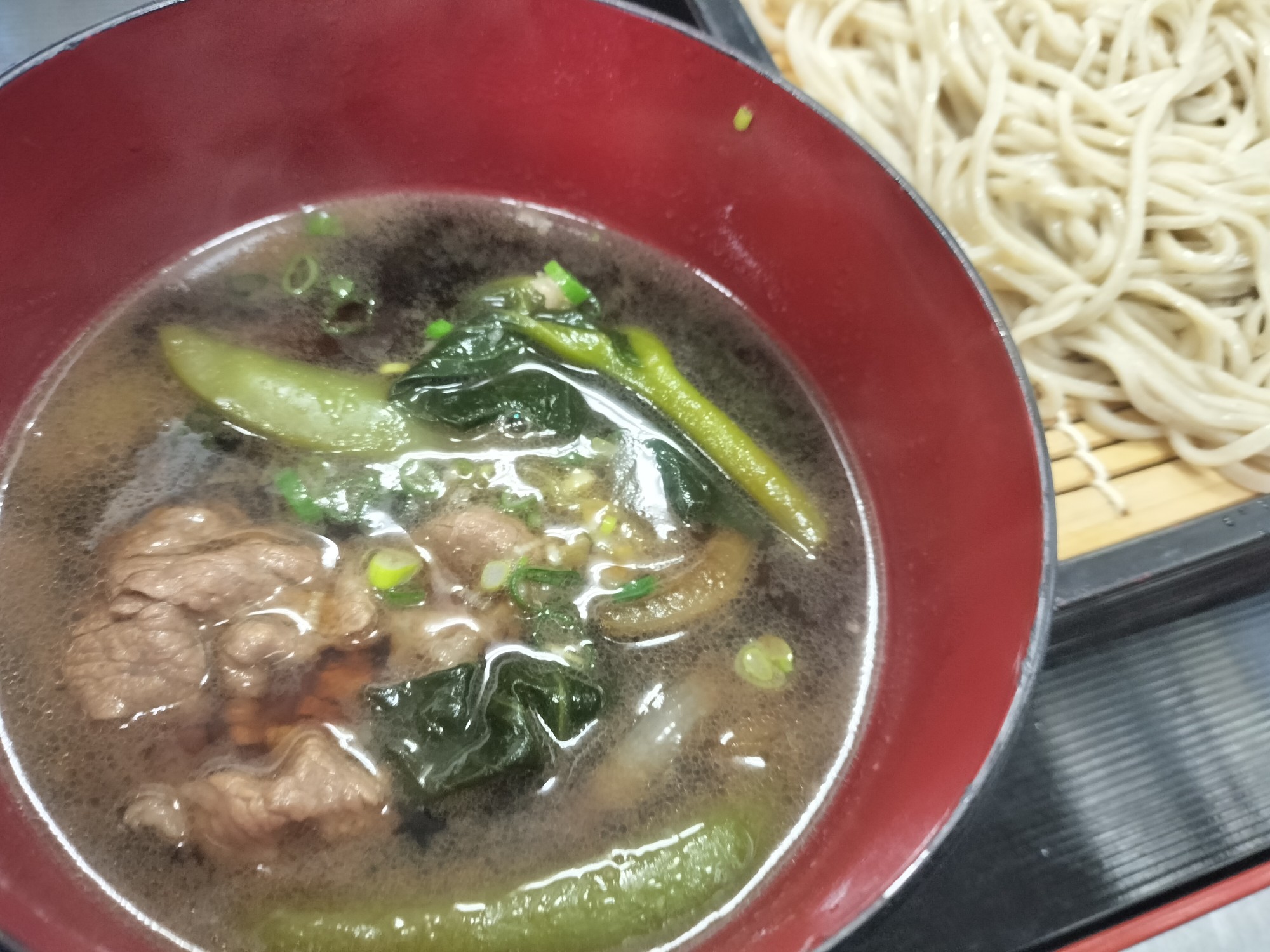 春野菜と和牛のつけそば