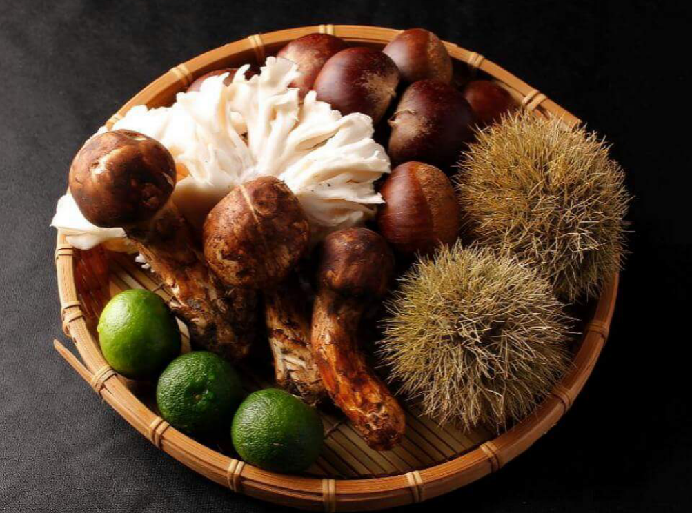 残暑厳しいですが徐々に秋の食材も