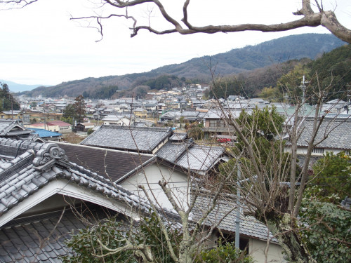 最初の訪問地「石井寺」からの眺望