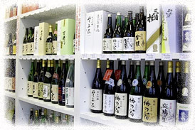 奈良の地酒がずらり