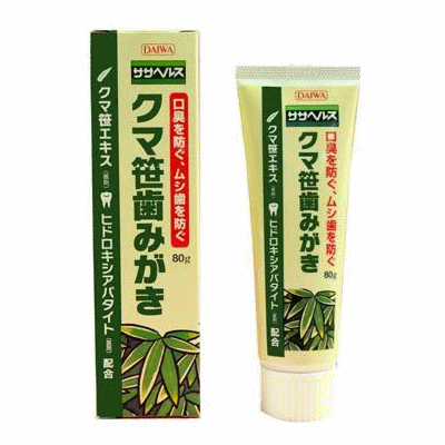 クマ笹歯みがき 80g - イカワ薬品【漢方薬・サプリメント】の販売