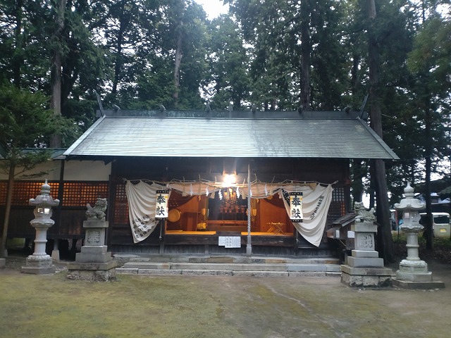 須沼神明社　前夜祭