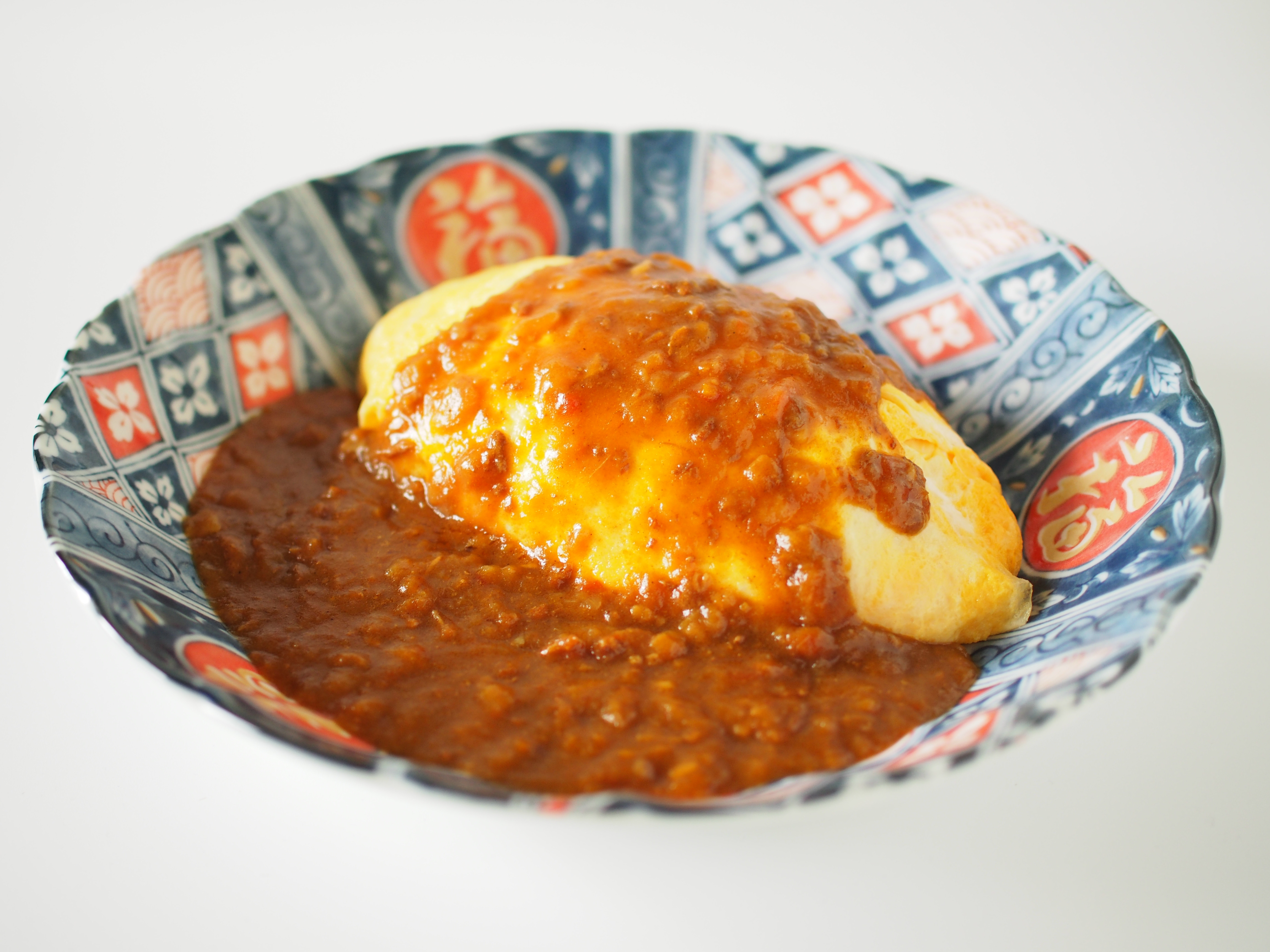 カレーソースオムライス