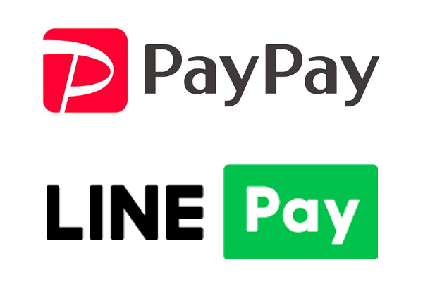 PayPay、LINE Payに対応しました！