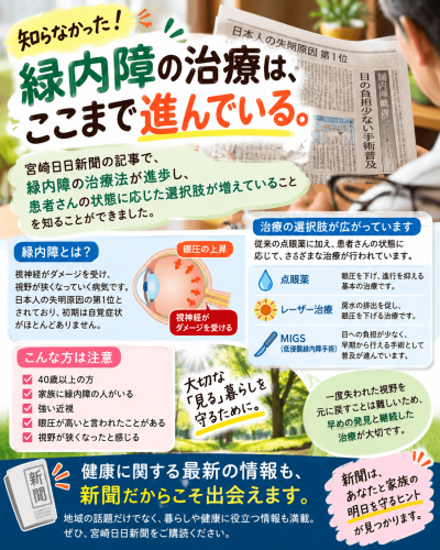 緑内障治療の進歩を知る健康新聞โปスター.png