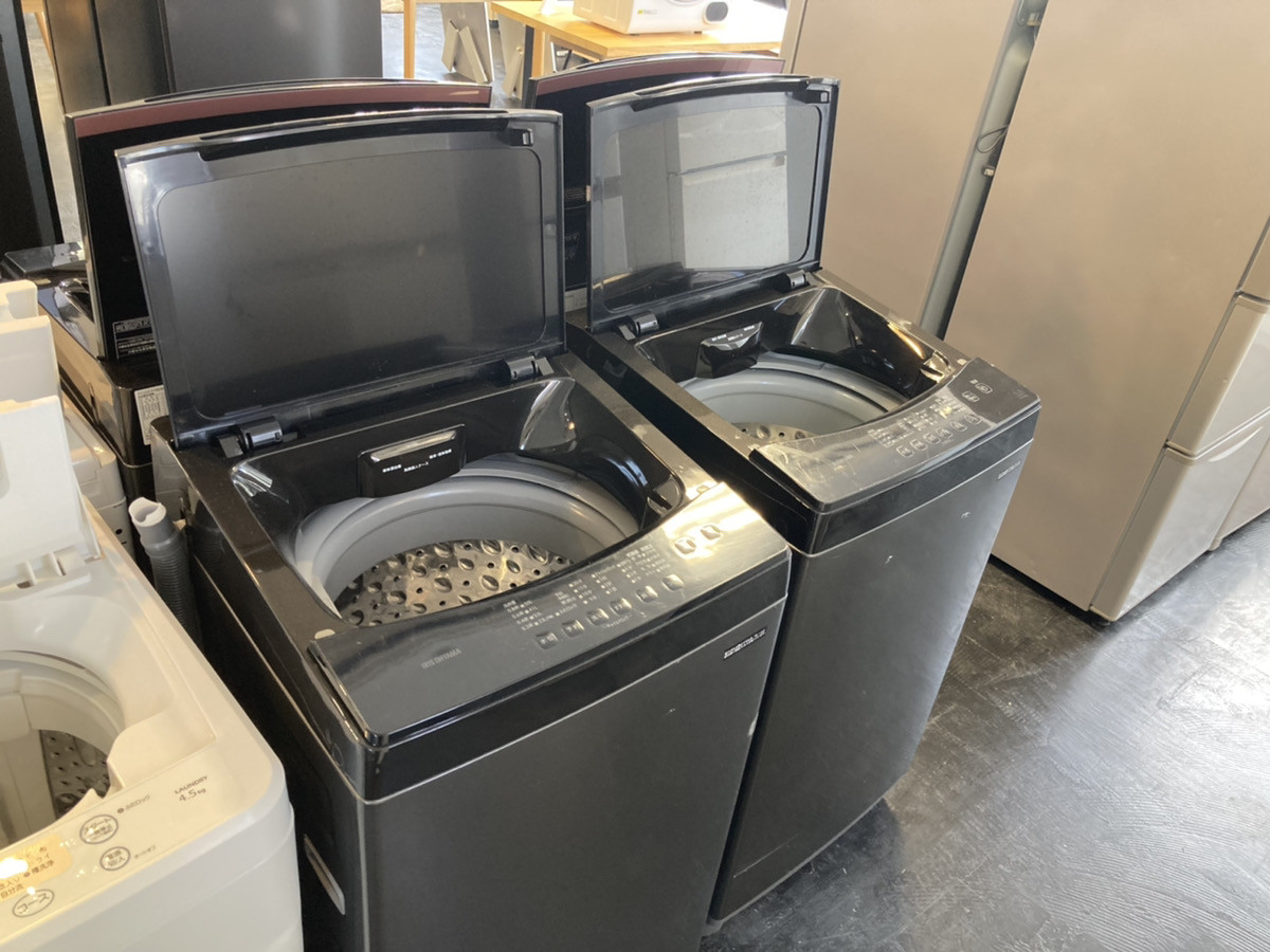 入荷のご案内：黒色全自動洗濯機(6kg)　2021年式