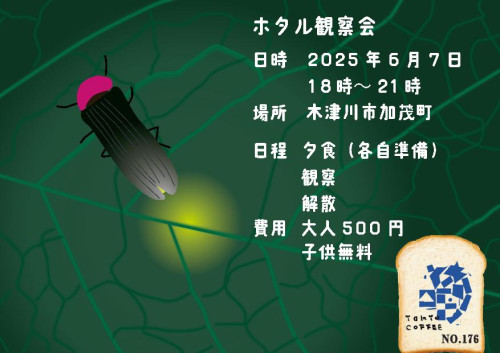 tkcf ホタル観察会