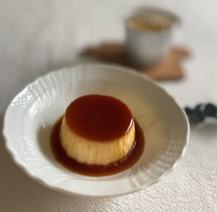 平飼い卵の濃厚プリン