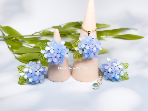 新作のお知らせ〜〈2025限定色〉紫陽花のアクセサリー〜