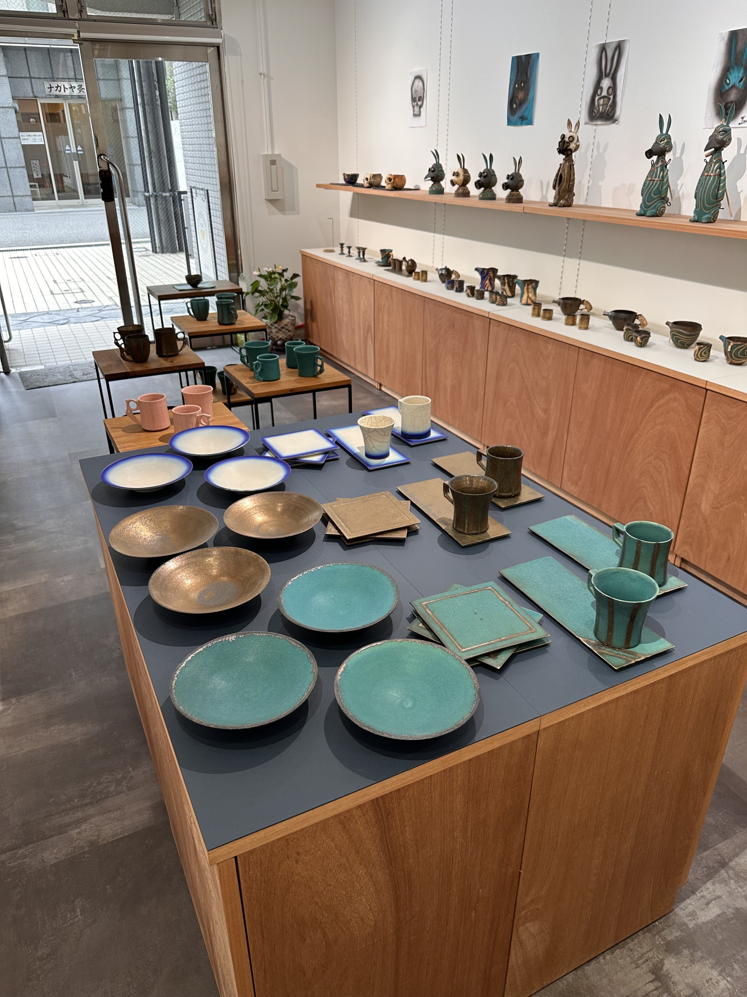 加藤輝雄個展展示風景