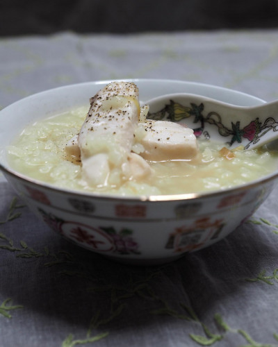 白身魚粥