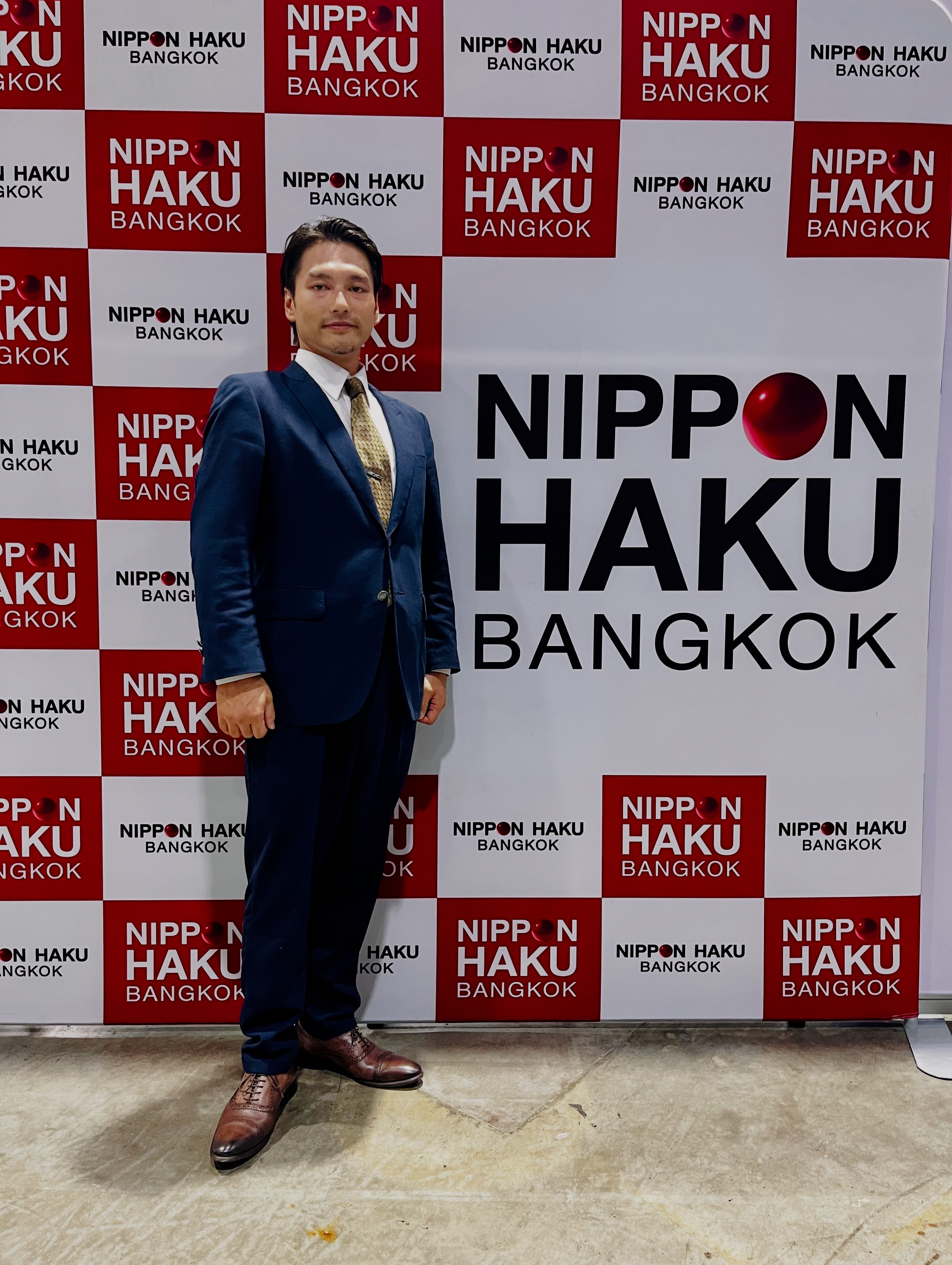 タイ🇹🇭バンコクで行われたNIPPON HAKUにてSTRENGTH TAILORのスーツをご着用頂きました！