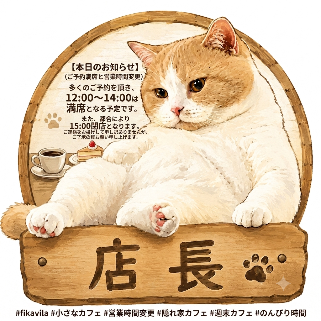 本日の営業