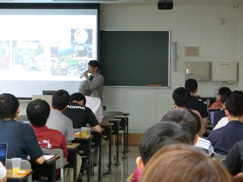 熊本大学講演風景